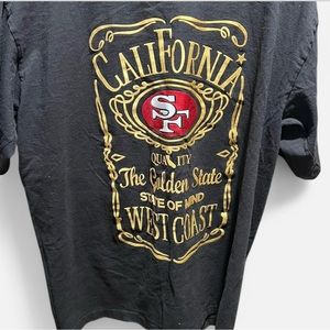49ers Black and Gold Short Sleeve Tee